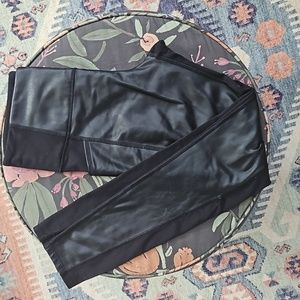 Athleta Faux Leather Leggings